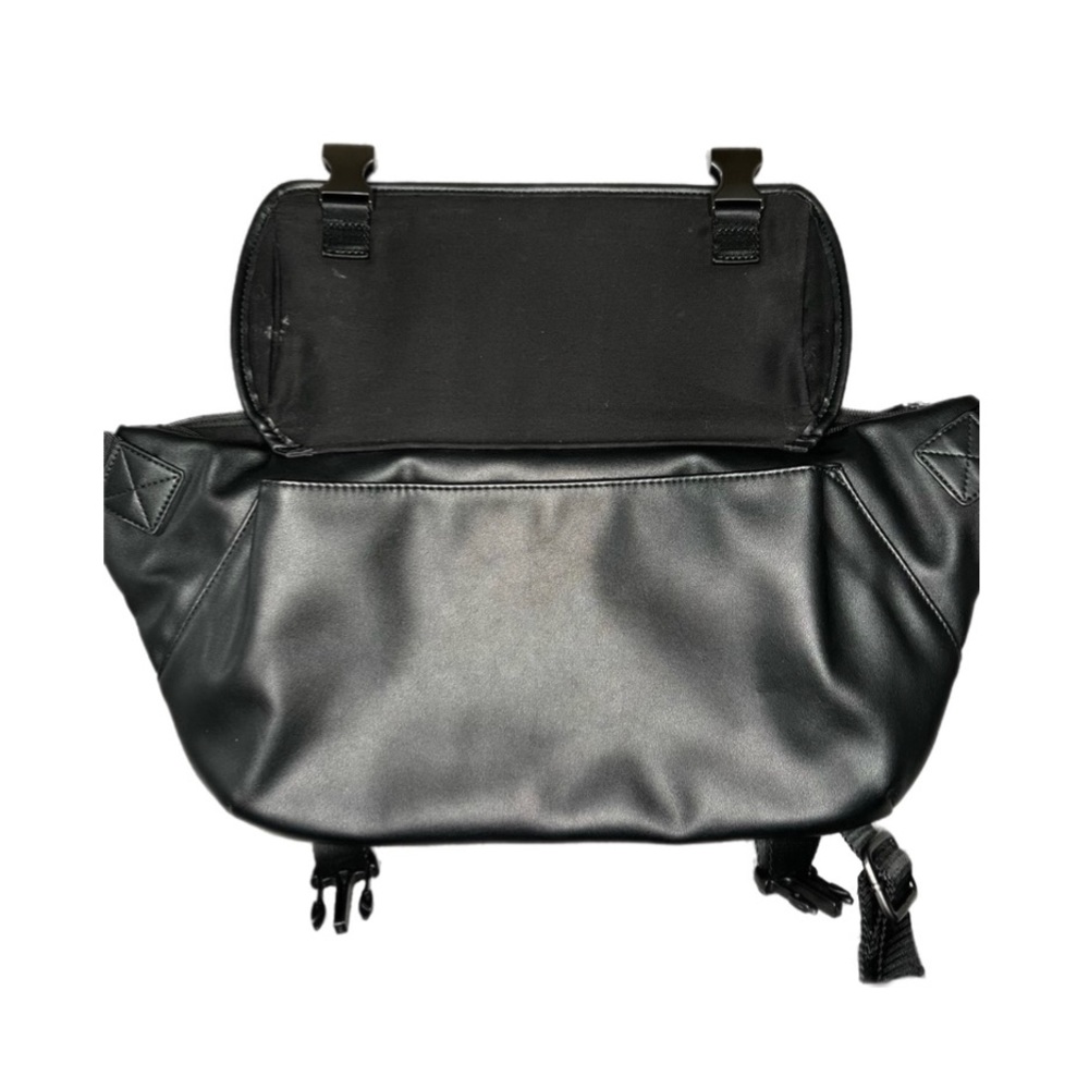 Ted Baker Cobbra Unisex Black Belt Bag Blue Trim - Picture 9 of 15